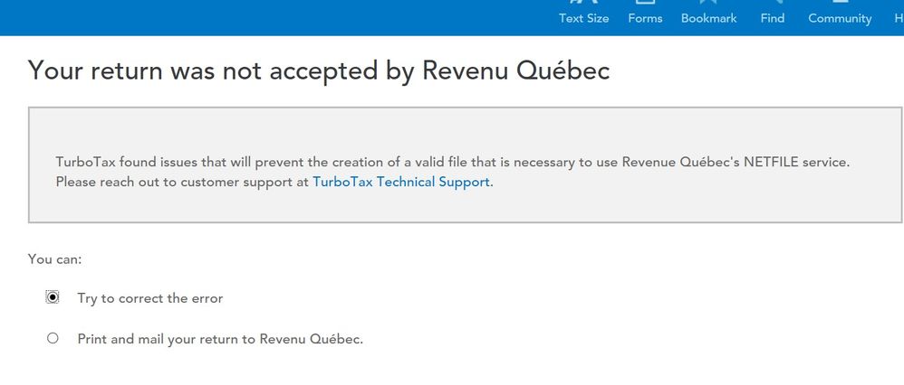 Screenshot Error Message Turbo Tax 20260420 MT.jpg