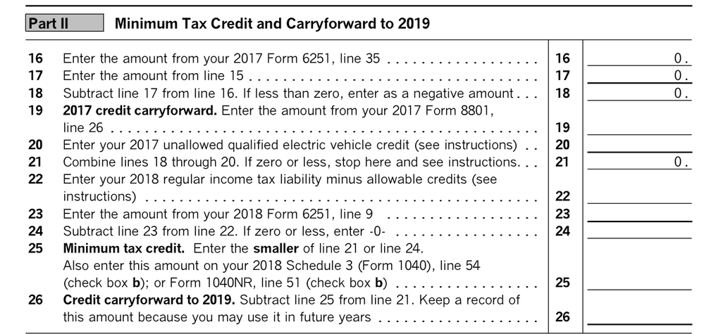 Form 8801